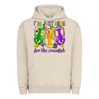 Pigment French Oak I'm just here for the Crawfish Urban Hoodie - HowdyJamesFarm