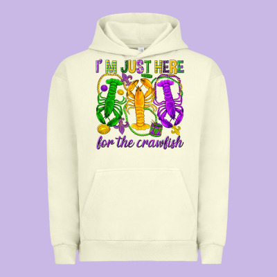 I'm Just Here For The Crawfish Urban Hoodie Designed By Howdyjamesfarm