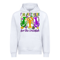 White I'm just here for the Crawfish Urban Hoodie - HowdyJamesFarm
