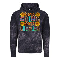 Cloud Black keep going keep growing Vintage Hoodie - HRA Design Shop