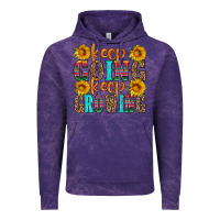 Cloud Purple keep going keep growing Vintage Hoodie - HRA Design Shop