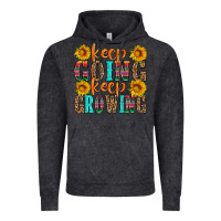 Vintage Black keep going keep growing Vintage Hoodie - HRA Design Shop
