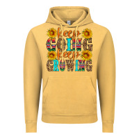 Vintage Mustard keep going keep growing Vintage Hoodie - HRA Design Shop