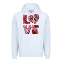 White love  with pink gemstone Premium Hoodie - RanaPortraitStore