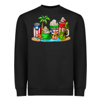 Black puerto rico coffee cups Heavyweight Sweatshirt - AdoDesignShop