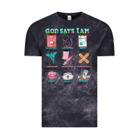 Cloud Black nurse god says i am  nurse elements Vintage Tee - AdoDesignShop