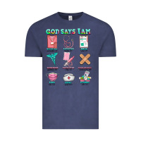 Vintage Denim nurse god says i am  nurse elements Vintage Tee - AdoDesignShop