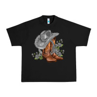 Black gray cowgirl and roses Urban Heavy Tee - AdoDesignShop