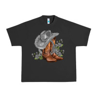 Pigment Black gray cowgirl and roses Urban Heavy Tee - AdoDesignShop