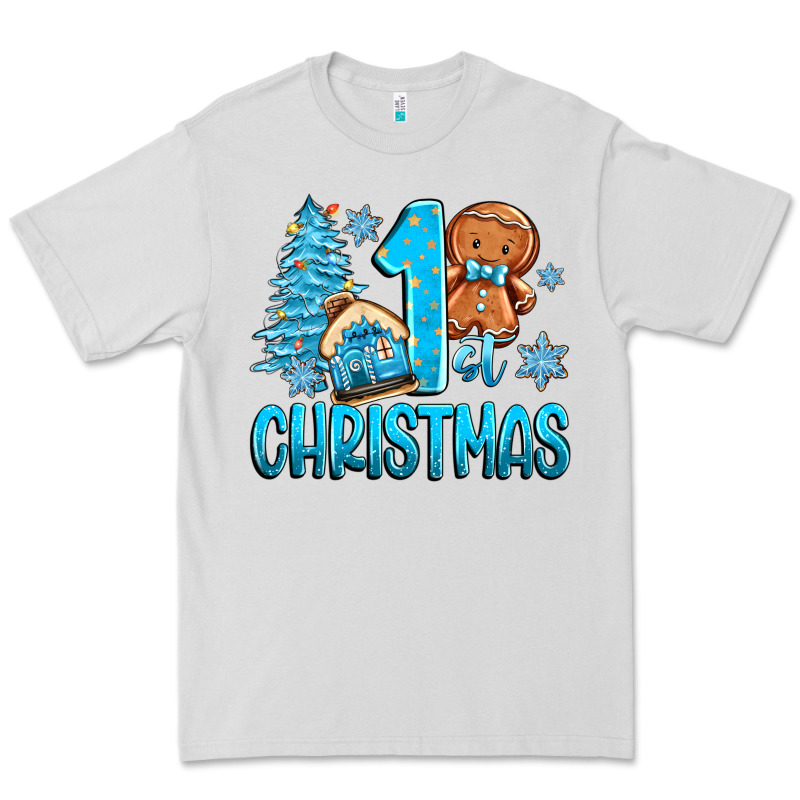 1st Christmas Gingerbread Boy Premium Tee by Zillion Design Studio | Teevron