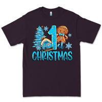 Plum 1st christmas gingerbread boy Premium Tee - Zillion Design Studio