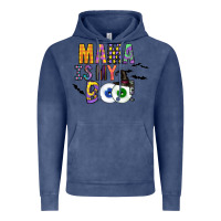 Vintage Denim Mama is my Boo Vintage Hoodie - CowhideDigitalArt