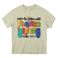 Mossy enter his gates with thanksgiving psalm 100 4 Heavy Core Tee - MaliasSmallBusiness