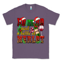 Lavender ho ho ho and a bottle of merlot Classic Tee - AdoDesignShop