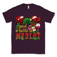 Plum ho ho ho and a bottle of merlot Classic Tee - AdoDesignShop