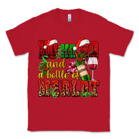 Red ho ho ho and a bottle of merlot Classic Tee - AdoDesignShop