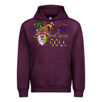 Mauve Wine Let the good times roll with gnome Urban Hoodie - HowdyJamesFarm