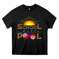 Black bye bye school hello pool Heavy Core Tee - Artiststas