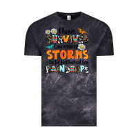 Cloud Black i have survived to may storms to be bothered by ra Vintage Tee - AdoDesignShop