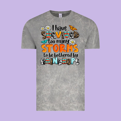 I Have Survived To May Storms To Be Bothered By Ra Vintage Tee Designed By Adodesignshop