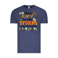Vintage Denim i have survived to may storms to be bothered by ra Vintage Tee - AdoDesignShop