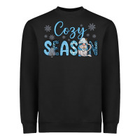 Black cozy season gnome coffee Heavyweight Sweatshirt - JahusDesignShop