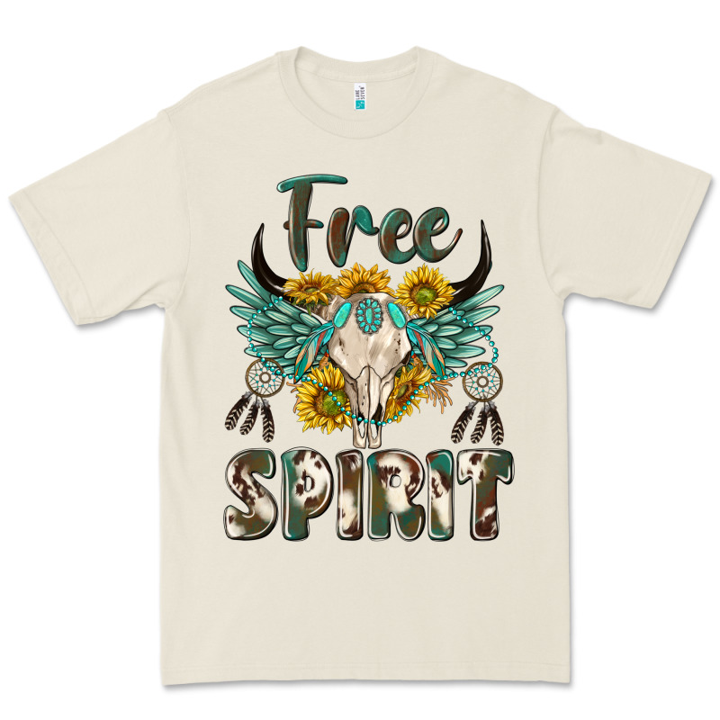 Western Boho Free Spirit Premium Tee by texasbilliewilder | Teevron