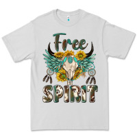 Dove Grey western boho free spirit Premium Tee - texasbilliewilder