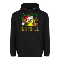 Black santa's favorite softball bbs Heavyweight Hoodie - BundleAndBundleShop