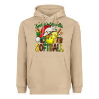 Mushroom santa's favorite softball bbs Heavyweight Hoodie - BundleAndBundleShop