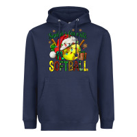 Navy santa's favorite softball bbs Heavyweight Hoodie - BundleAndBundleShop