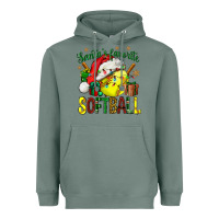 Sage santa's favorite softball bbs Heavyweight Hoodie - BundleAndBundleShop