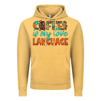 Vintage Mustard coffee is my love language Vintage Hoodie - HRA Design Shop