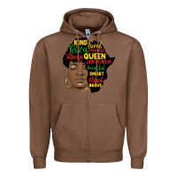 Chestnut black woman africa silhouette Zipper Hoodie - MaliasSmallBusiness