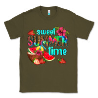 Army Green sweet summer time Classic Tee - AdoDesignShop