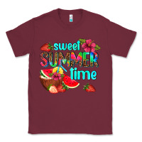 Burgundy sweet summer time Classic Tee - AdoDesignShop