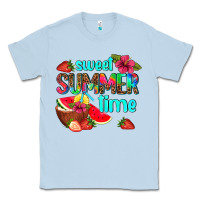 Dusty Blue sweet summer time Classic Tee - AdoDesignShop