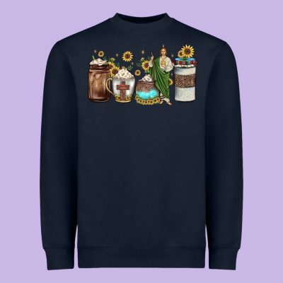 San Judas Coffee Heavyweight Sweatshirt Designed By Jahusdesignshop