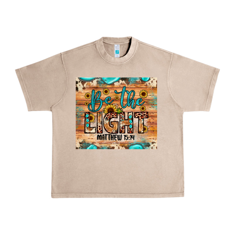 Be The Light Matthew 5 14 Urban Heavy Tee by JahusDesignShop | Teevron