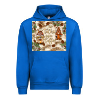 Cobalt no talkie before coffee with gnomies Urban Hoodie - TumblerDesignByShophia