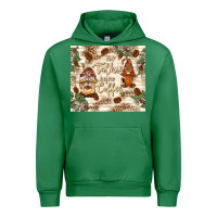 Emerald no talkie before coffee with gnomies Urban Hoodie - TumblerDesignByShophia