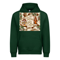 Forest Green no talkie before coffee with gnomies Urban Hoodie - TumblerDesignByShophia