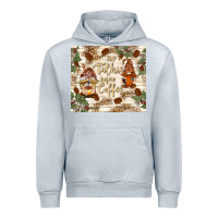 Heather Grey no talkie before coffee with gnomies Urban Hoodie - TumblerDesignByShophia