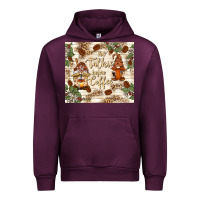 Mauve Wine no talkie before coffee with gnomies Urban Hoodie - TumblerDesignByShophia