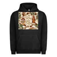 Pigment Black no talkie before coffee with gnomies Urban Hoodie - TumblerDesignByShophia