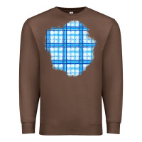 Chestnut Winter Tartan Patch Premium Sweatshirt - BundleAndBundleShop