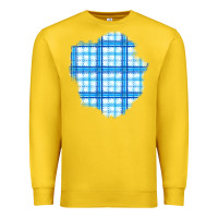 Lemon Winter Tartan Patch Premium Sweatshirt - BundleAndBundleShop