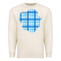 Sandshell Winter Tartan Patch Premium Sweatshirt - BundleAndBundleShop
