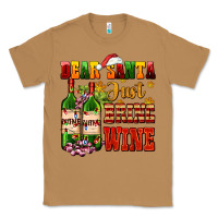 Toasted Coconut dear santa just bring wine Classic Tee - AdoDesignShop