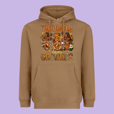 Thankful For My Gnomies Bbs Heavyweight Hoodie Designed By Bundleandbundleshop